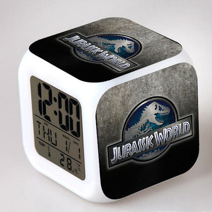 Jurassic Park digital kube vekkerklokke