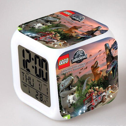 Jurassic Park digital kube vekkerklokke