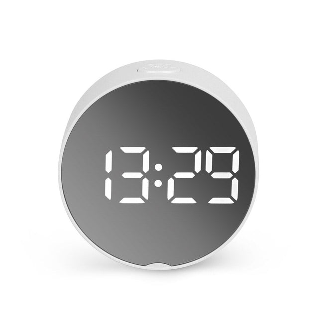 Digital skrivebordsklokke med speilskjerm