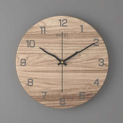 Design veggklokke med marmorutseende