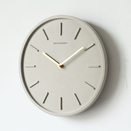 Minimalistisk rund veggklokke moderne design