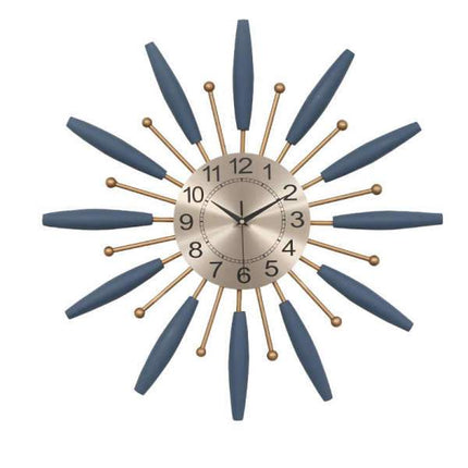 Stor retro solstråle design veggklokke