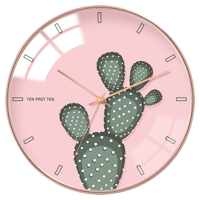 Moderne veggklokke med todelt urskive