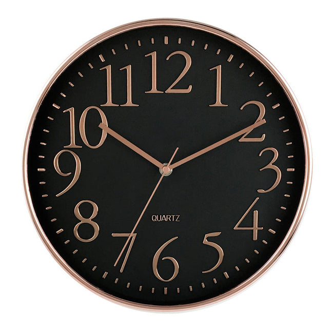 Moderne kvartsklokke med hvit marmor urskive