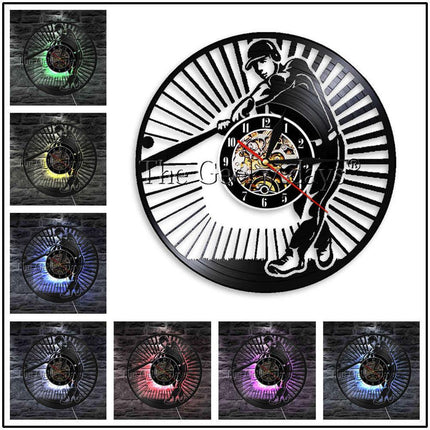 Baseball vinylklokke for sportsfans