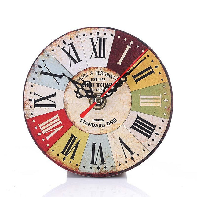 Liten vintage veggklokke med Paris-motiv