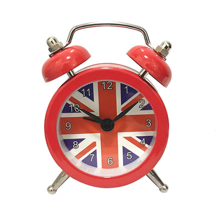 Retro vekkerklokke med Union Jack