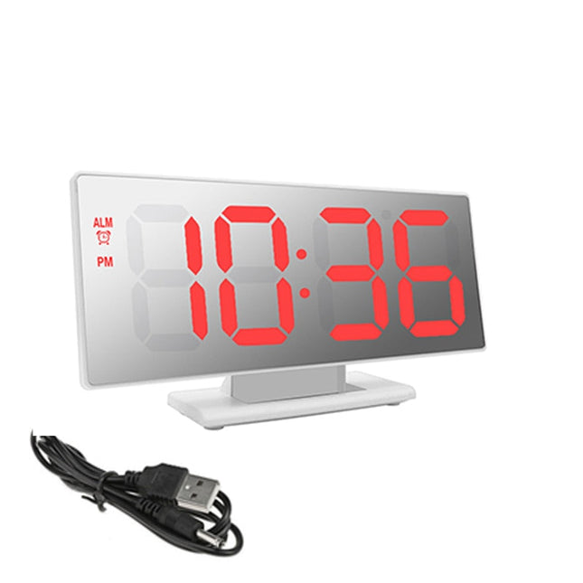 Digital vekkerklokke med store tall