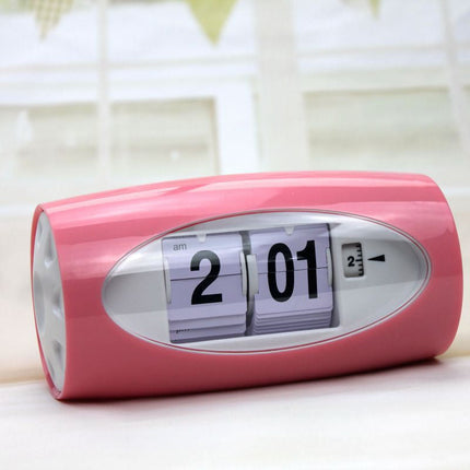 Liten retro flip-klokke for bord