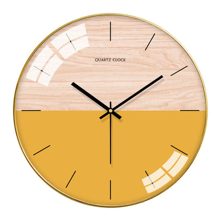Moderne glassveggklokke med ananas motiv
