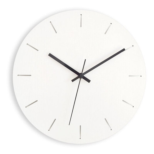 Enkel gul veggklokke for stue