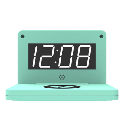 Digital vekkerklokke med trådløs lading