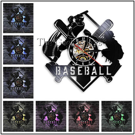 Baseball vinylklokke for sportsfans