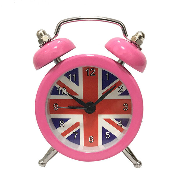 Retro vekkerklokke med Union Jack