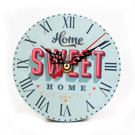Liten vintage veggklokke med Paris-motiv