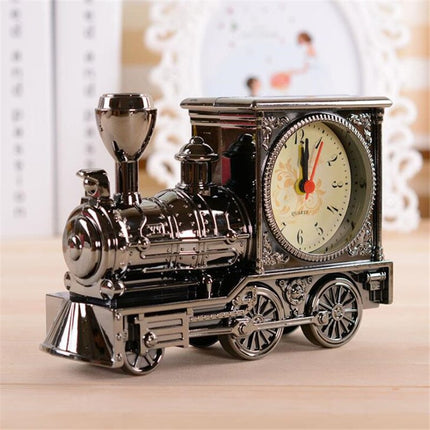 Vintage tog bordklokke med alarm