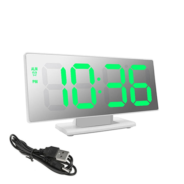 Digital vekkerklokke med store tall