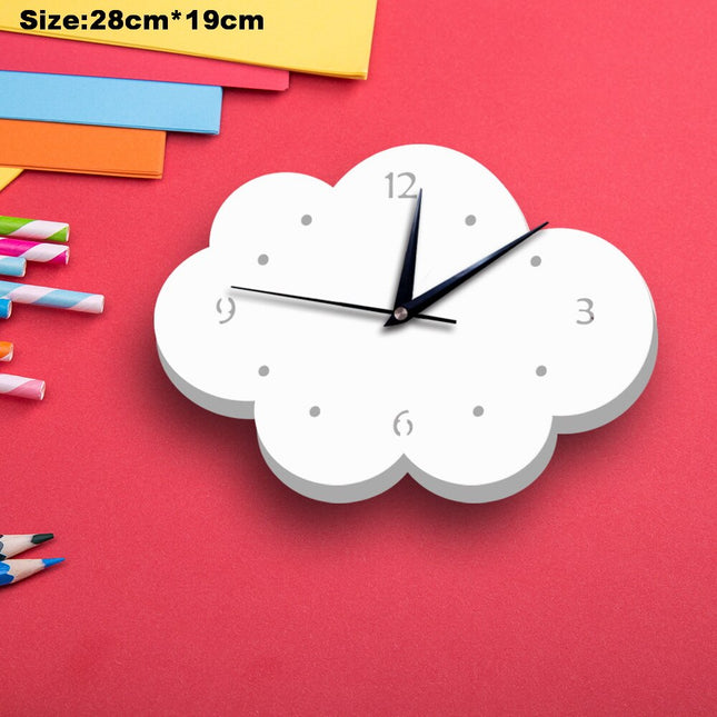 Barneklokke formet som en snømann