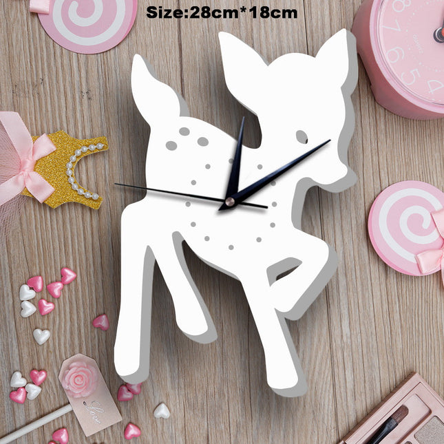 Barneklokke formet som en snømann