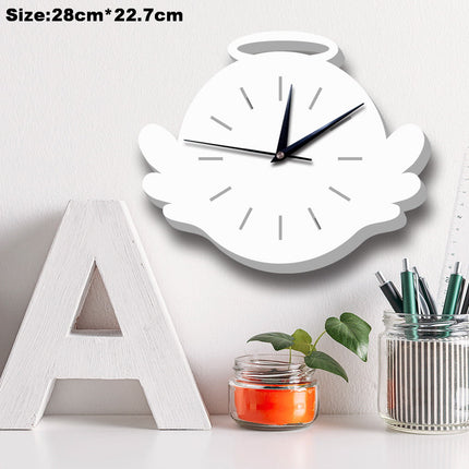 Barneklokke formet som en snømann