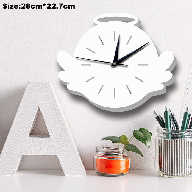 Barneklokke formet som en snømann