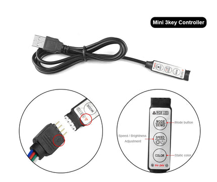 Lysende LED-veggklokke for gamer-rom