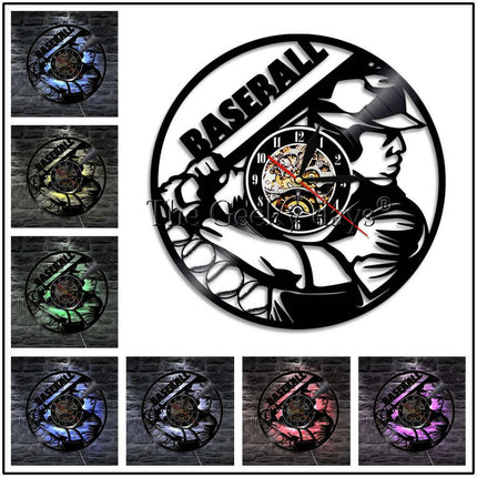 Baseball vinylklokke for sportsfans