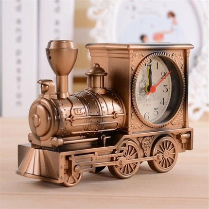 Vintage tog bordklokke med alarm