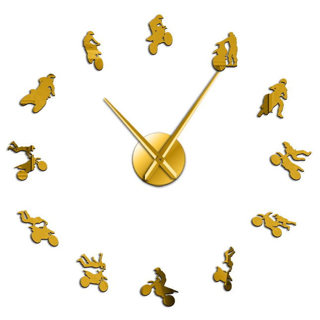 Moderne motorsykkel veggklokke til stue