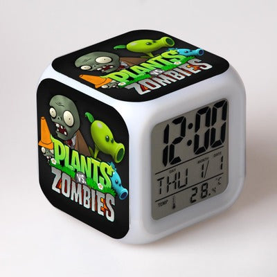 Plants vs Zombies digital vekkerklokke