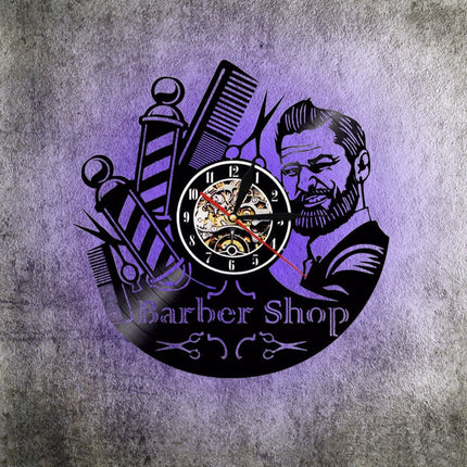 Vinylklokke for frisør og barberer