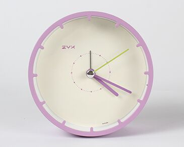 Minimalistisk rund klokke uten tall