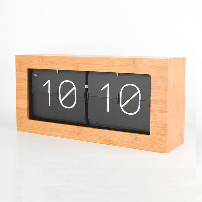 Kompakt flip-klokke med 24-timers format