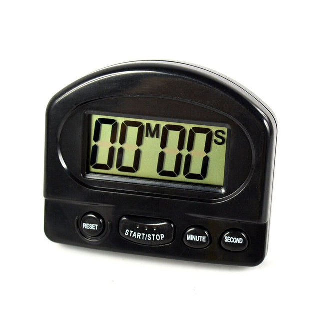 Digital LCD-timer med alarmfunksjon