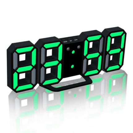 Stor digital 3D-klokke for vegg