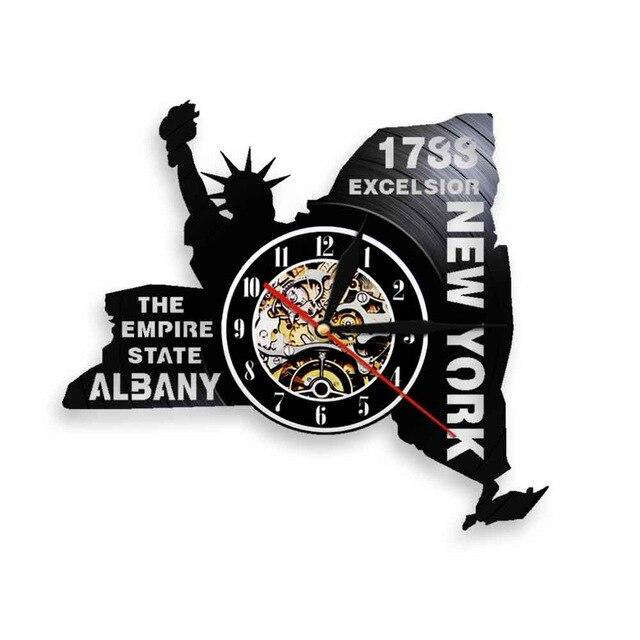 New York State formet vinylklokke