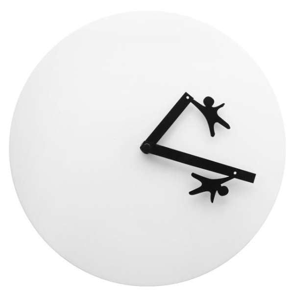 Morsom Hangman-spill veggklokke for veggen