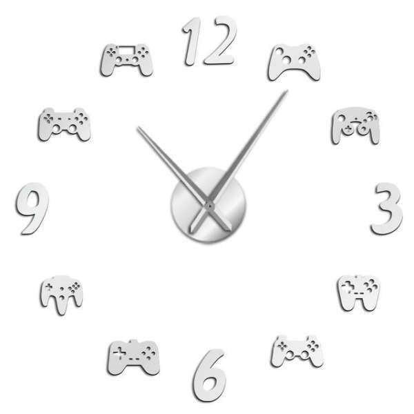 3D DIY veggklokke for gamerrommet