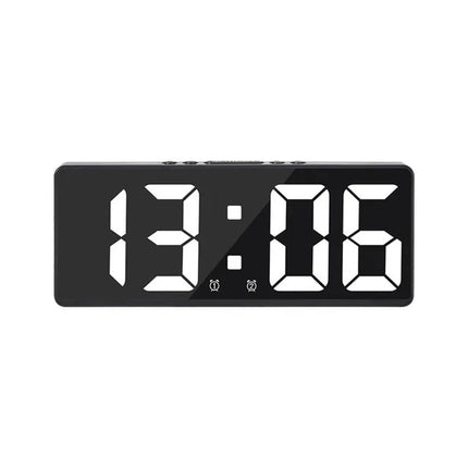 Liten digital bordklokke med alarm