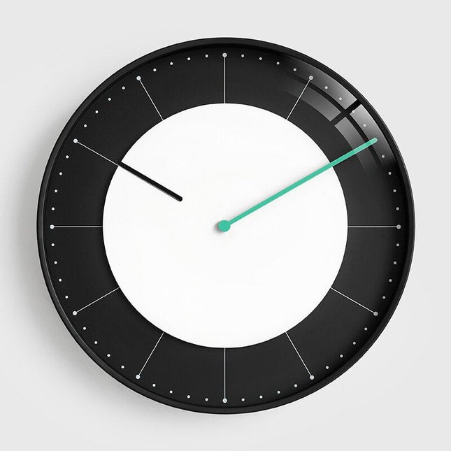 Minimalistisk veggklokke med moderne design