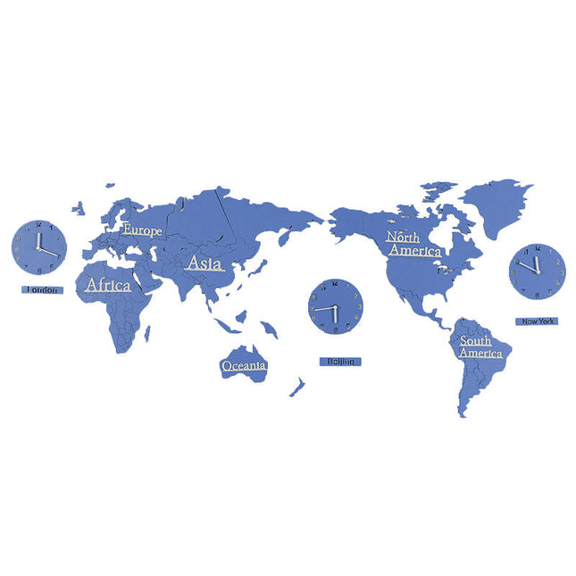 Original verdenskart veggklokke for stue