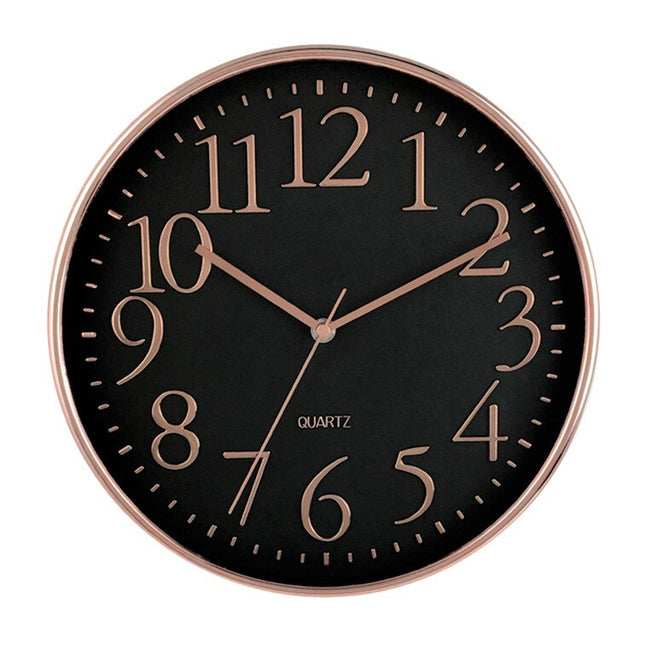 Moderne kvartsklokke med hvit marmor urskive