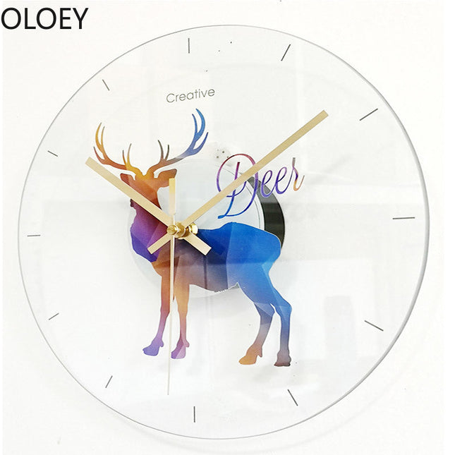 Morsom veggklokke med rev for barnerom