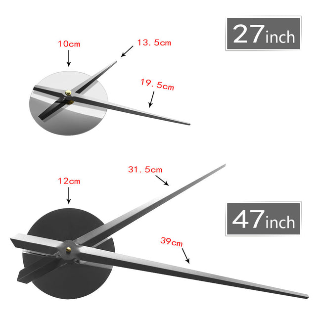 Stor DIY veggklokke med motorsykkelmotiv
