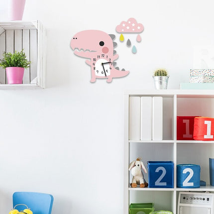 Barneklokke formet som en dinosaur