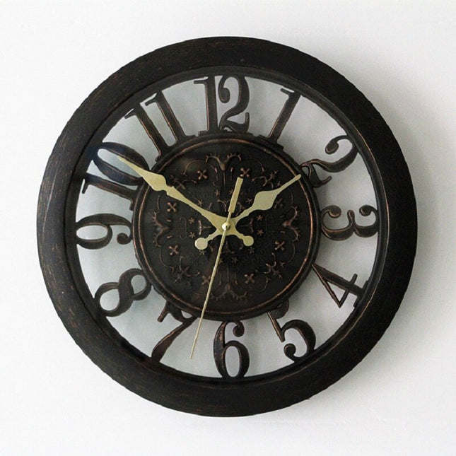 Dekorativ vintage veggklokke i Shabby Chic