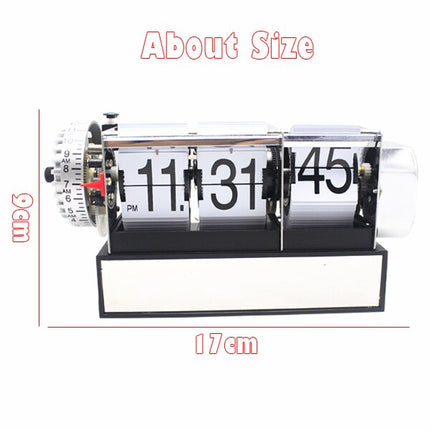 Automatisk flip-klokke for skrivebordet