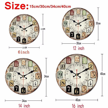 Veggklokke med rosa roser og blomster