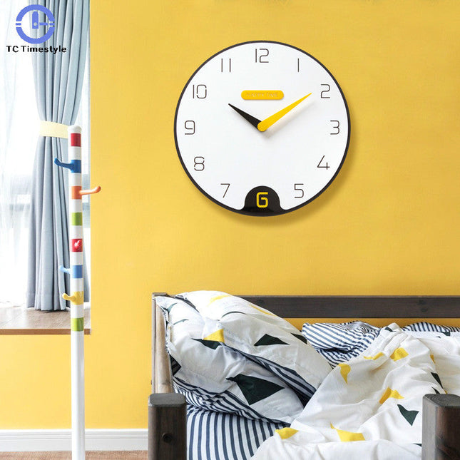 Moderne skandinavisk design veggklokke