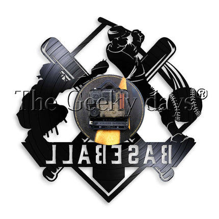 Baseball vinylklokke for sportsfans